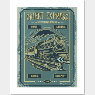 RETRO TRAIN Posters and Art